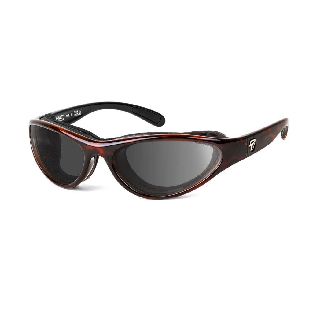 7eye Viento in Dark Tortoise Frame and Grey Lens profile view