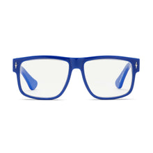 Load image into Gallery viewer, Caddis Reading Glasses Mr Cartoon frame in Gloss Colbalt Blue front view
