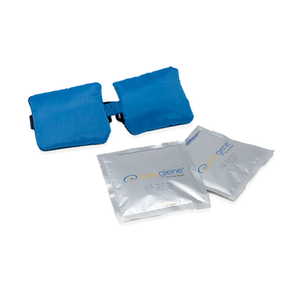 EyeGiene Insta-warmth Mask System eye mask and warming sachets
