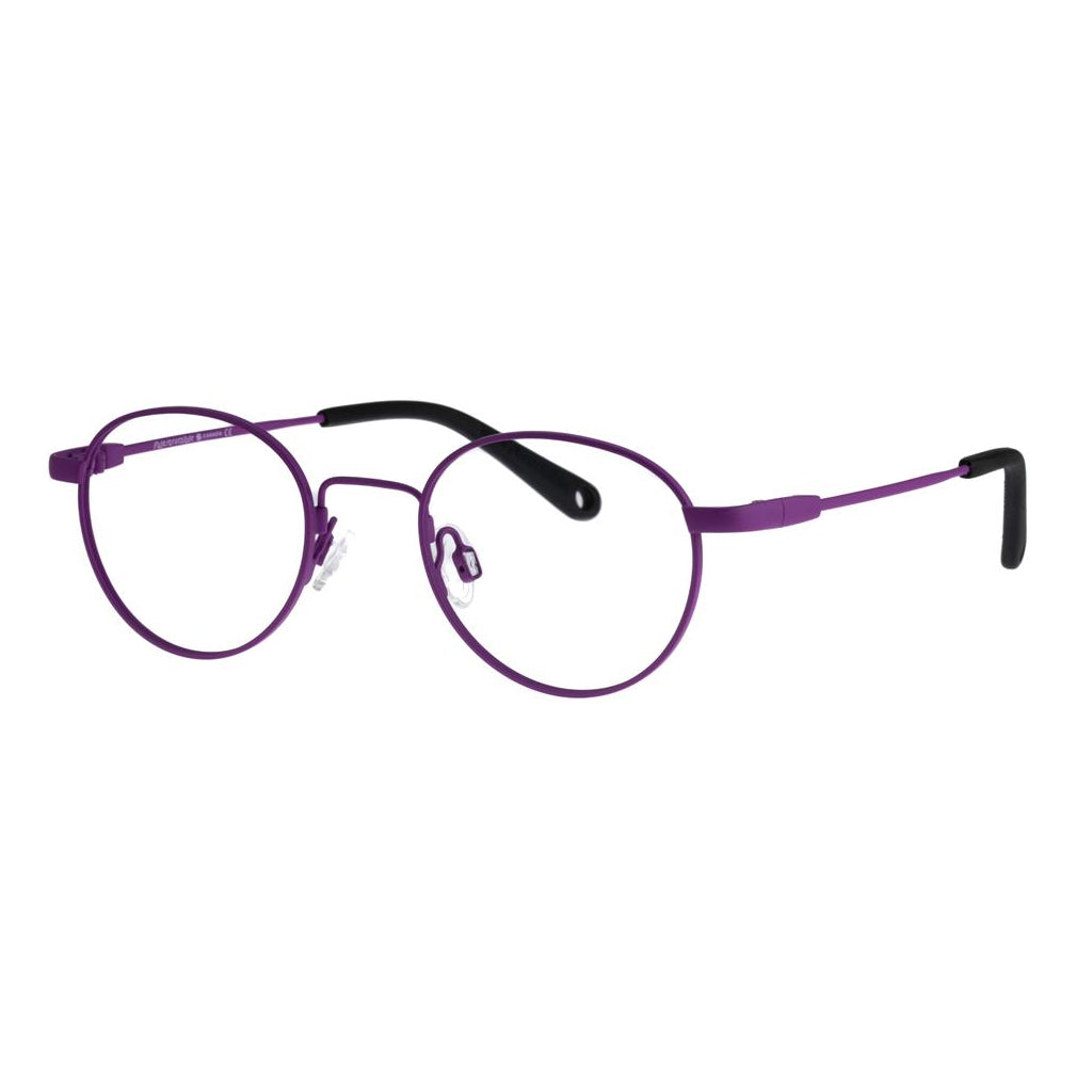 Indii Kids Eyewear IN13 frame in Purple quarter view