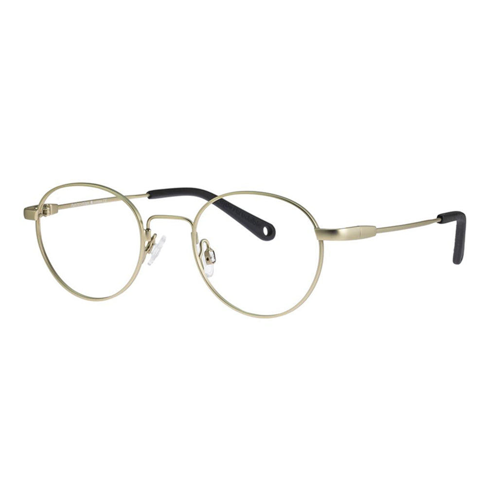 Indii Kids Eyewear IN13 frame in Satin Gold quarter view