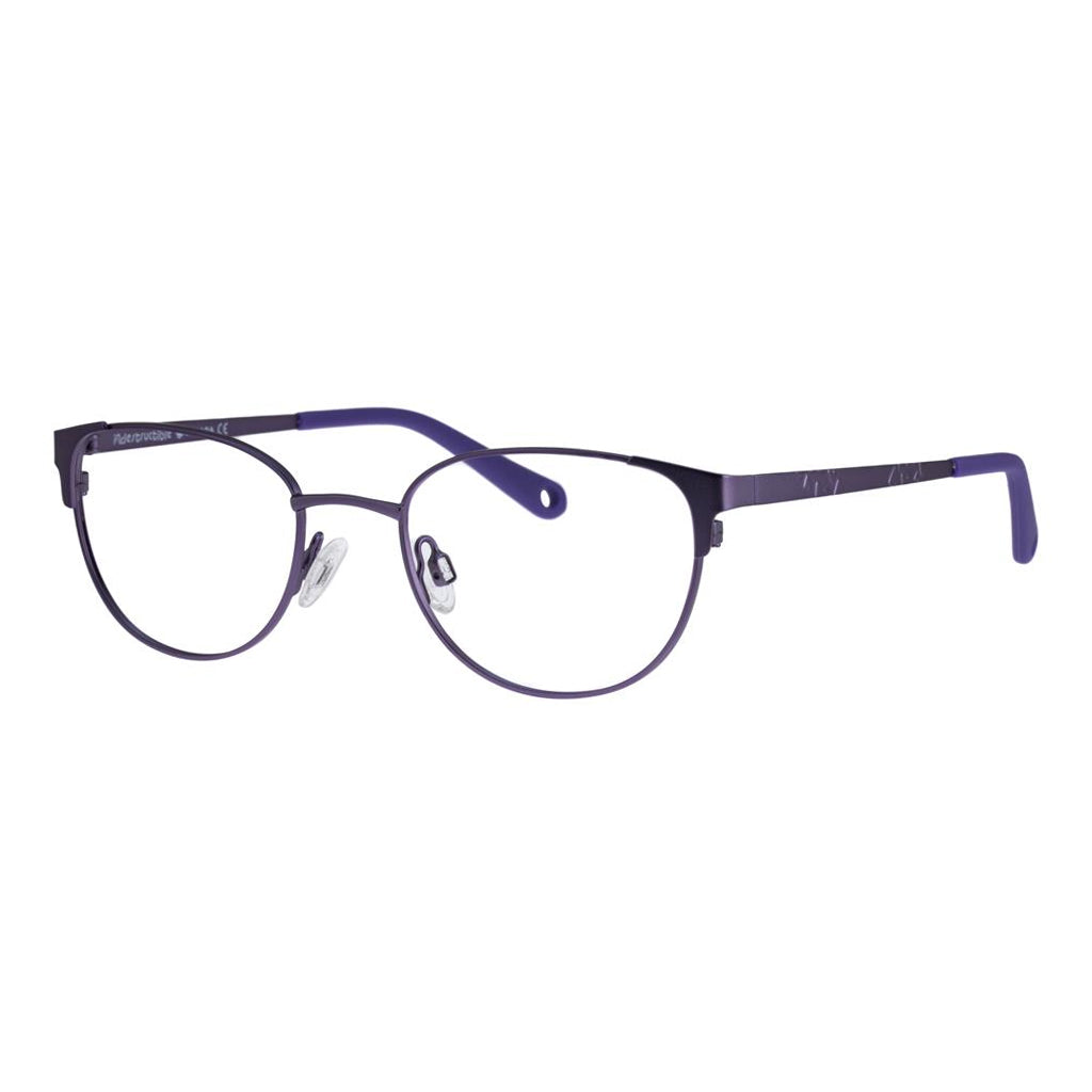 Indii Kids Eyewear IN14 frame in Satin Purple quarter view