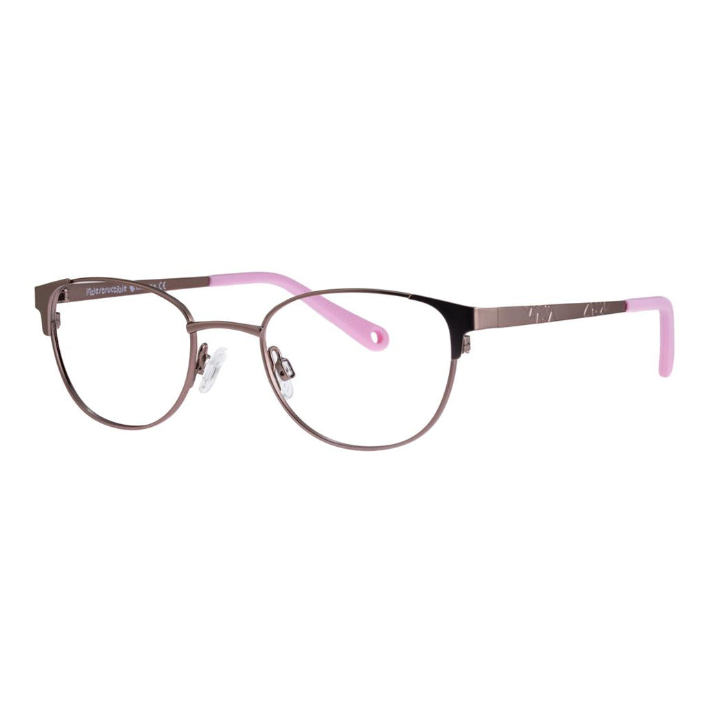 Indii Kids Eyewear IN14 frame in Satin Rose quarter view