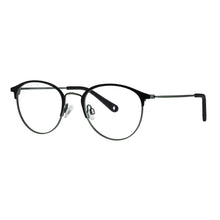 Load image into Gallery viewer, Indii Kids Eyewear IN17 frame in Black/Mint quarter view
