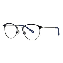 Load image into Gallery viewer, Indii Kids Eyewear IN17 frame in Blue/Gunmetal quarter view
