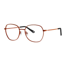 Load image into Gallery viewer, Indii Kids Eyewear IN19 frame in Orange quarter view
