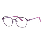 Indii Kids Eyewear IN24 frame in Dark Rose quarter view