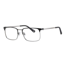 Load image into Gallery viewer, Indii Kids Eyewear IN25 frame in Black/Gunmetal quarter view
