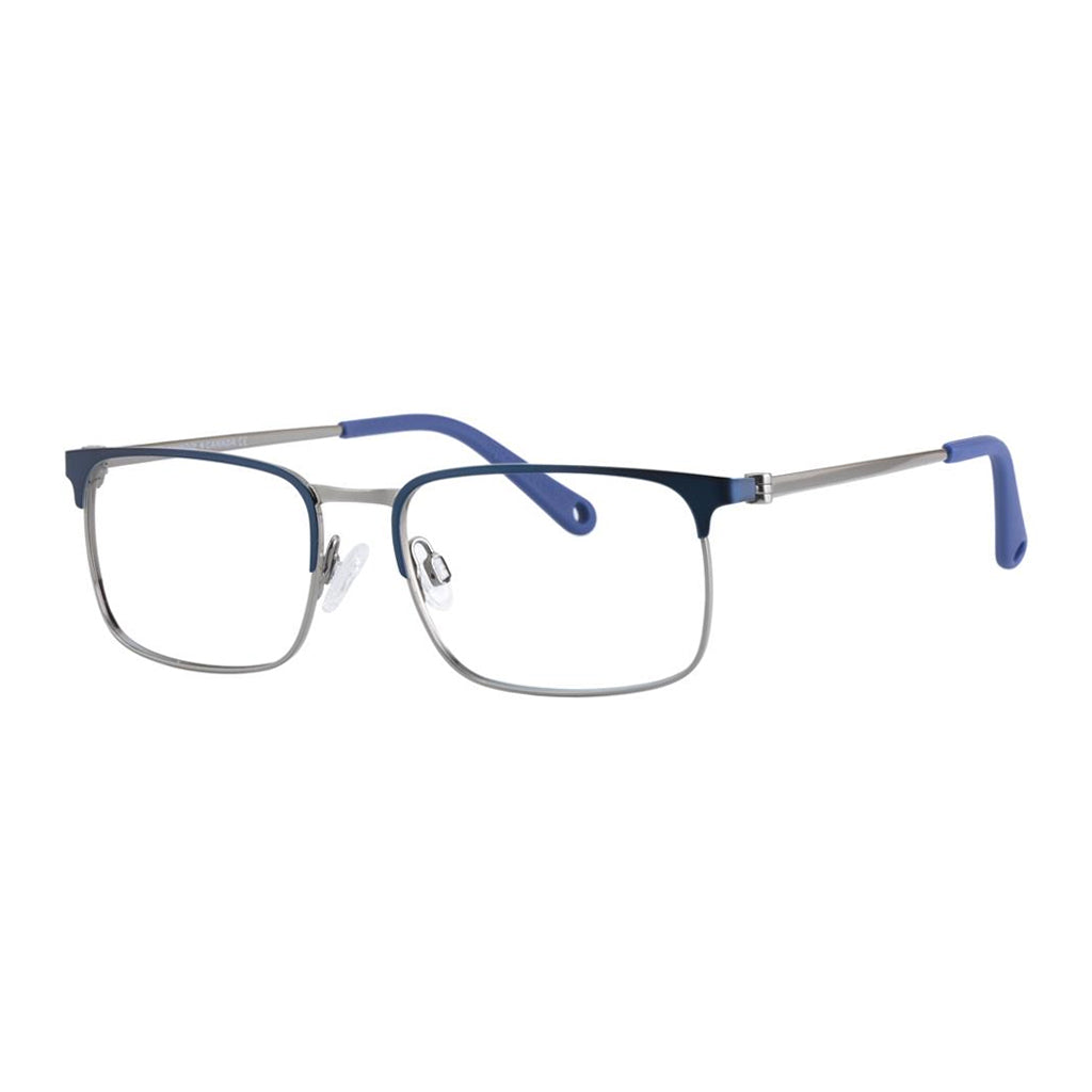 Indii Kids Eyewear IN25 frame in Ink/Gunmetal quarter view