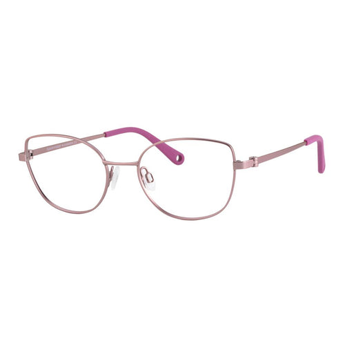 Indii Kids Eyewear IN28 frame in Pink Sand quarter view