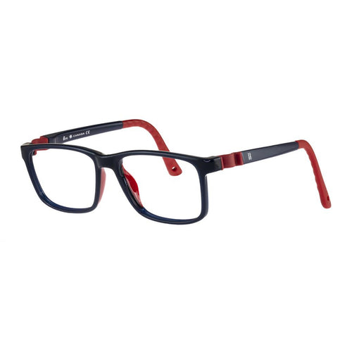 Indii Kids Eyewear IN29 frame in Navy/Red quarter view