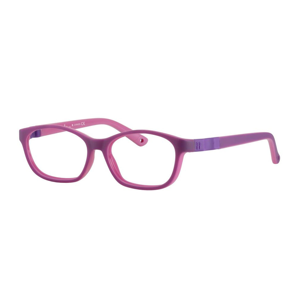 Indii Kids Eyewear IN43 frame in Purple/Pink quarter view