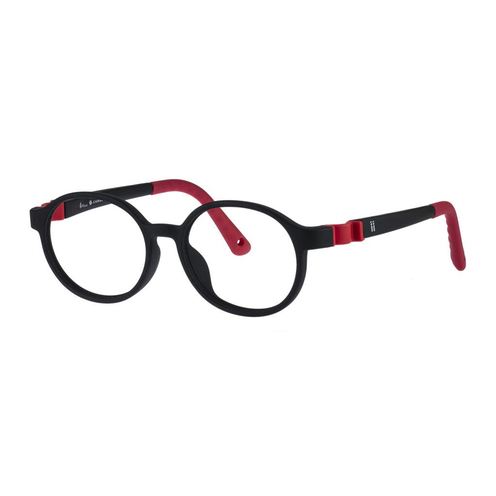 Indii Kids Eyewear IN49 frame in Black/Red