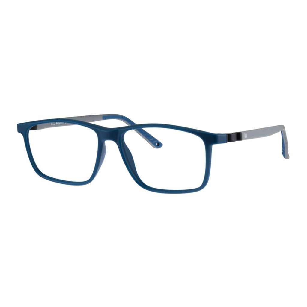 Indii Kids Eyewear IN58 frame in Navy/Light Grey quarter view