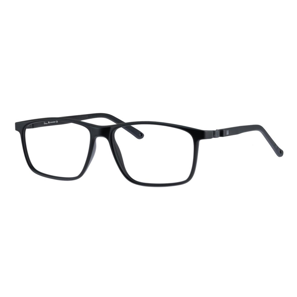 Indii Kids Eyewear IN58 frame in Satin Black quarter view