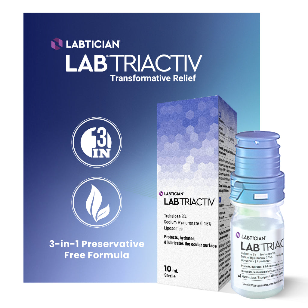 Labtician LABTRIACTIV Eye Drops 3-in-1 preservative free formula
