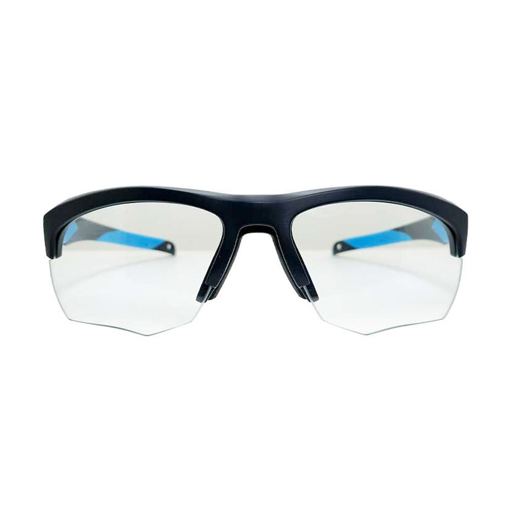 Liberty Sport Rec Specs Impact frame in Navy Cyan front view