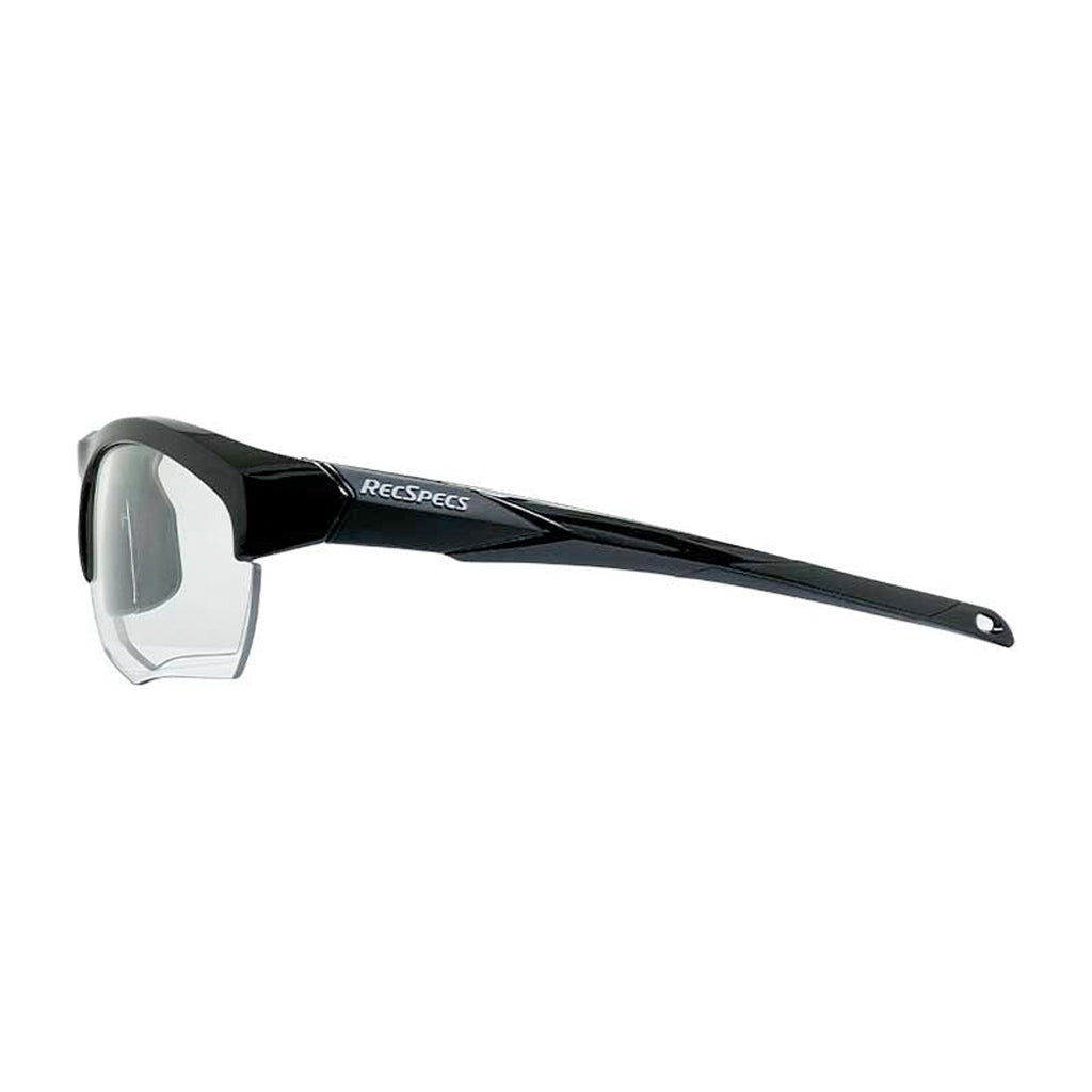 Liberty Sport Rec Specs Impact frame in Shiny Black side view