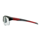 Liberty Sport Rec Specs Impact frame in Shiny Gunmetal Red side view