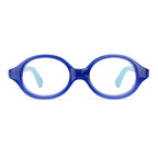 Nano Baby Bunny frame in Navy Orange Blue front view