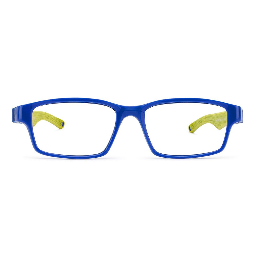 NanoVista Bolt frame in Blue Navy Yellow front view