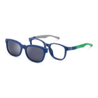 Nano Byte Solar Clip in Matte Navy Green angled view