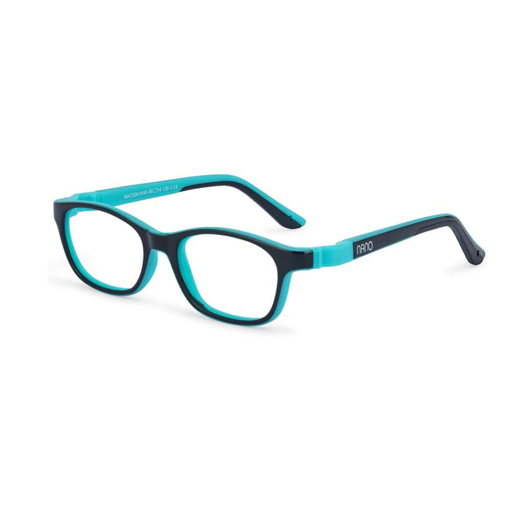 Nano Camper 3.0 Black/Turquoise angled view