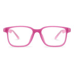 NanoVista Loot frame in Dark Pink Matte Light Pink front view