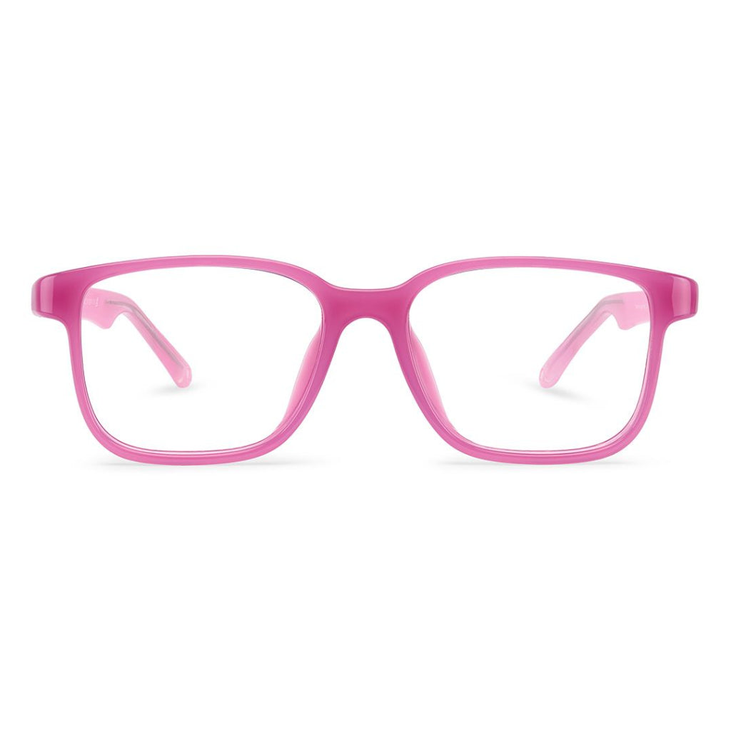 NanoVista Loot frame in Dark Pink Matte Light Pink front view