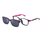 Nano Loot Solar Clip in Matte Purple Fuchsia angled view