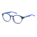 NanoVista Meta frame in Navy Matte Light Blue front view