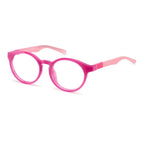 NanoVista Meta frame in Pink Matte Light Pink angled view