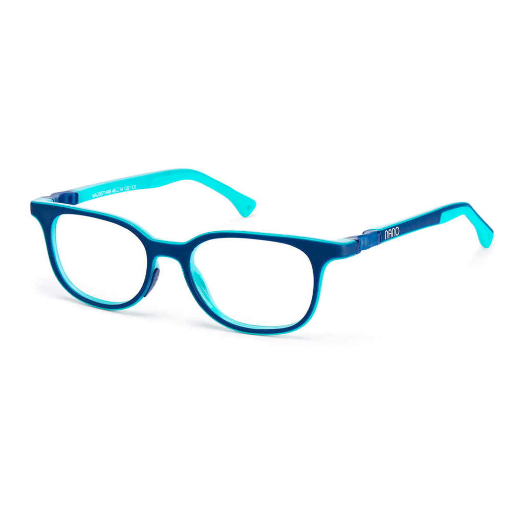 Nano Pixel 3.0 Matte Navy/Turquoise angled view