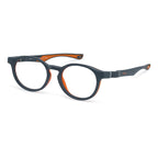 NanoVista Pulse frame in Grey Orange angled view