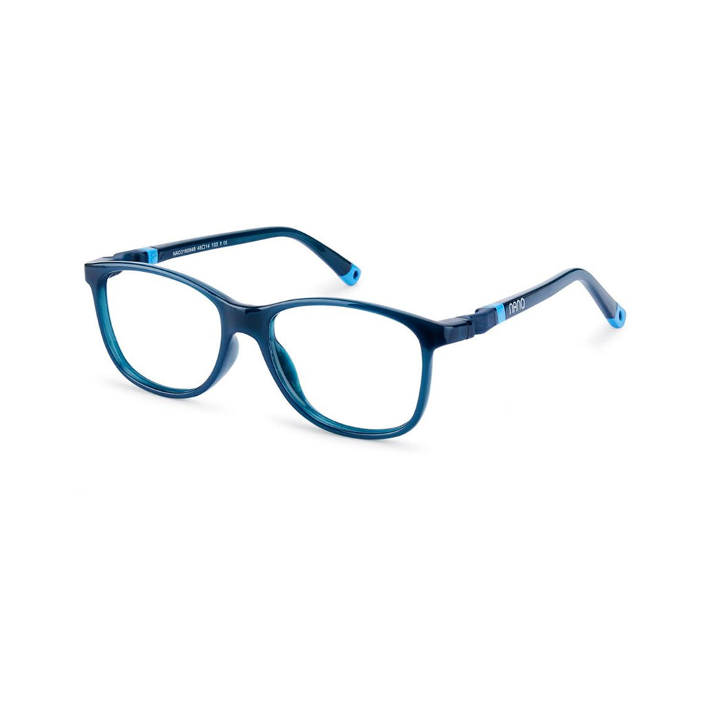 Nano Quest 3.0 Crystal Navy/Cyan angled view