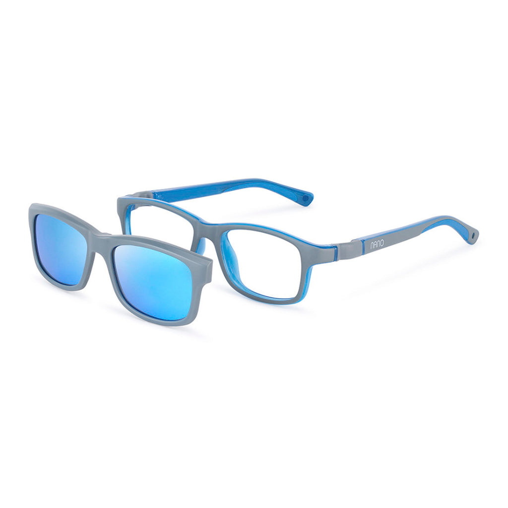 Nano Solar Clip Crew 3.0 in Grey Blue