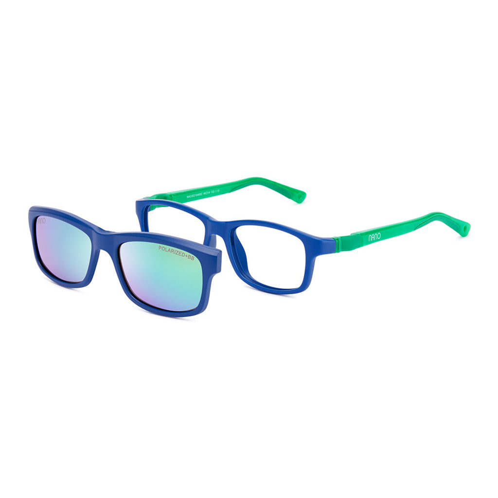 Nano Solar Clip Crew 3.0 in Matte Blue Green