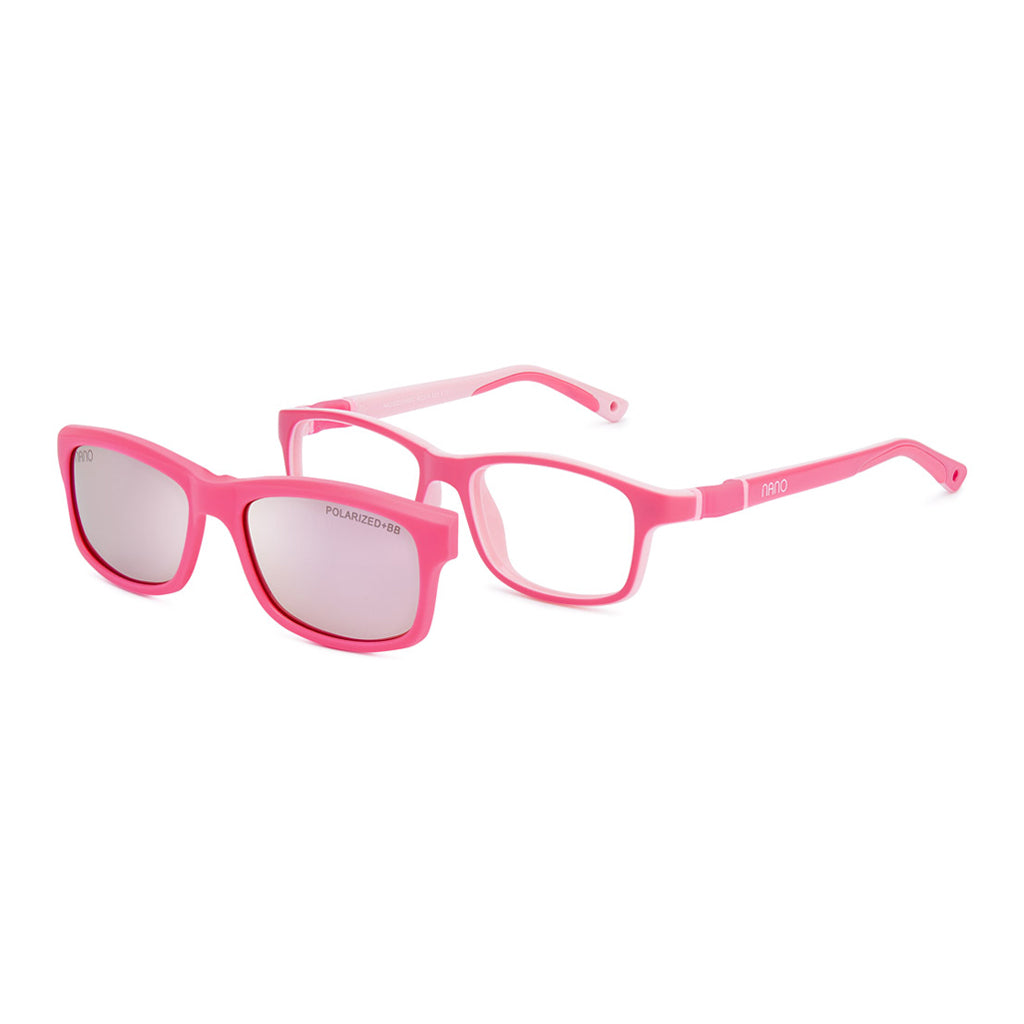 Nano Solar Clip Crew 3.0 in Matte Pink
