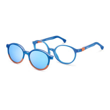 Load image into Gallery viewer, Nano Solar Clip Flicker 3 Blue Orange angled view

