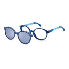 Load image into Gallery viewer, Nano Solar Clip Flicker 3 Matte Navy Light Blue angled view
