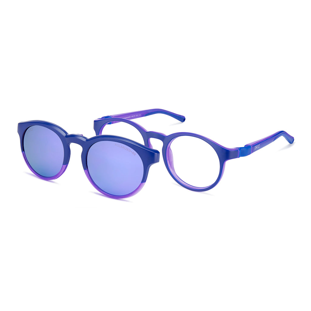 Nano Solar Clip Multiplayer 3 Blue/Purple angled view