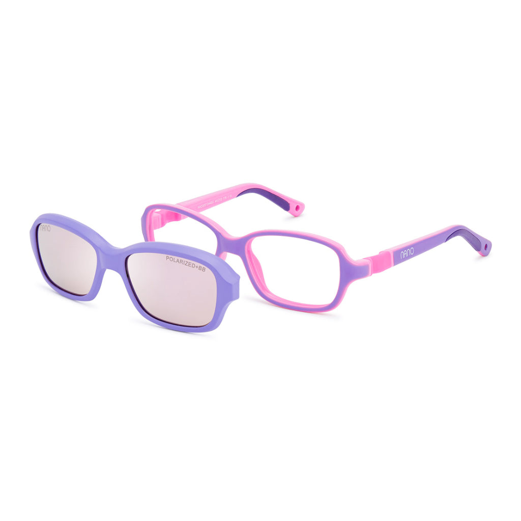 Nano Solar Clip Replay 3.0 in Matte Purple Pink