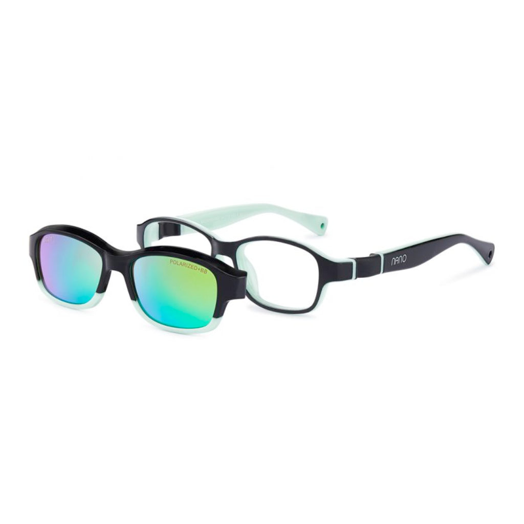 Nano Solar Clip Twitch 3 Black Mint angled view