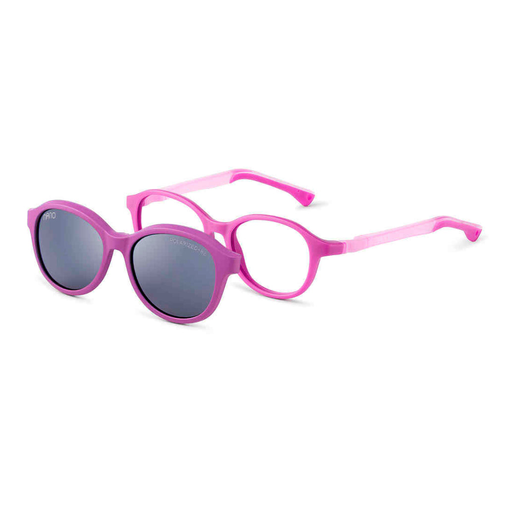 Nano Sprite 3.0 Solar Clip in Dark Pink Light Pink angled view