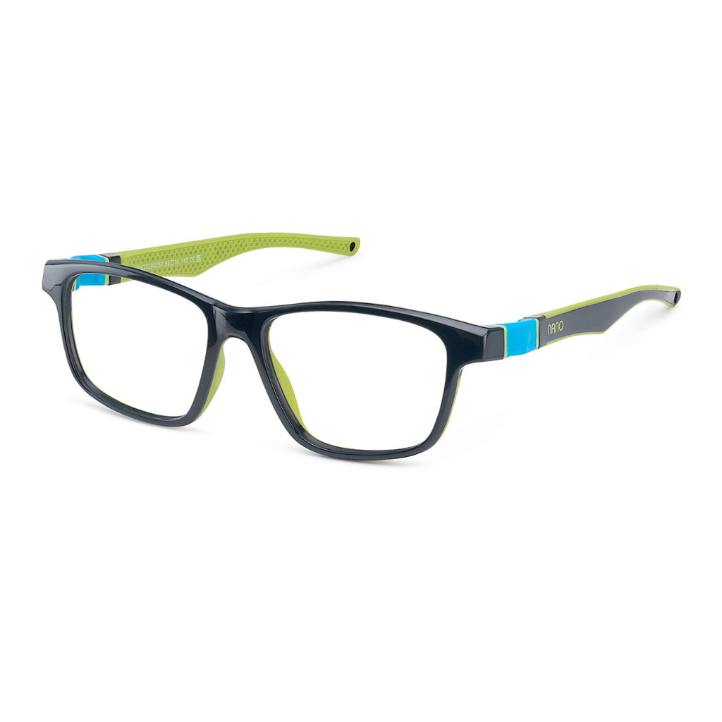 Nano Xtreme Black/Lime/Blue angled view