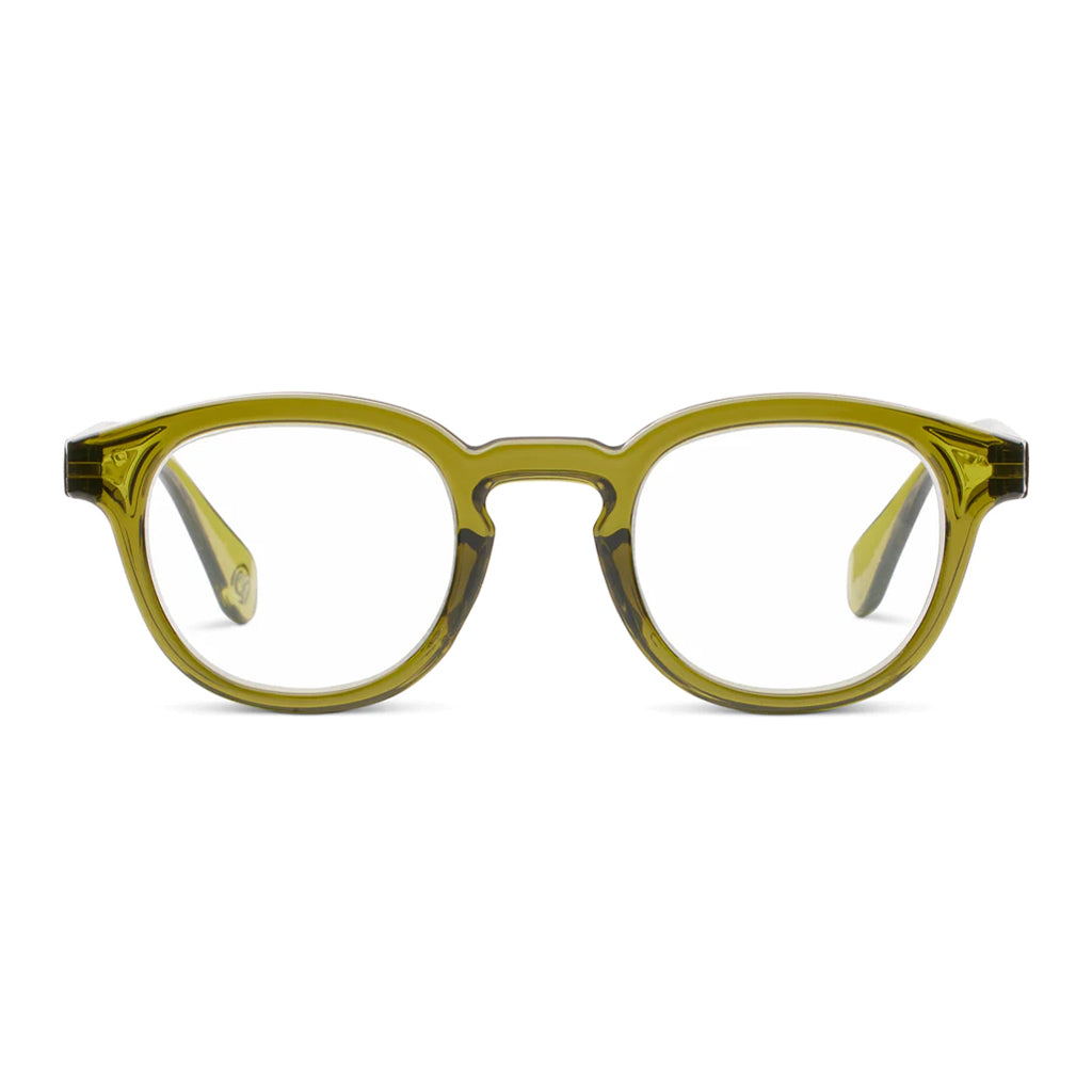 Peepers Readers Asher frame in Green front view