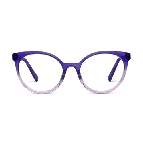 Peepers Readers Dahlia frame in Purple front view