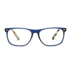 Peepers Readers Dexter frame in Navy/Chai Tortoise front view