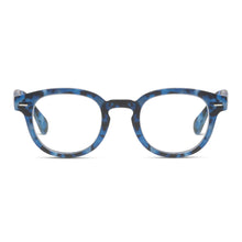 Load image into Gallery viewer, Peepers Readers Headliner frame in Navy Tortoise front view
