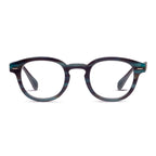 Peepers Readers Headliner frame in Teal Horn front view